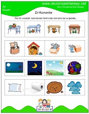 Farklı Zıt Kavramı Bulme çalışmaları